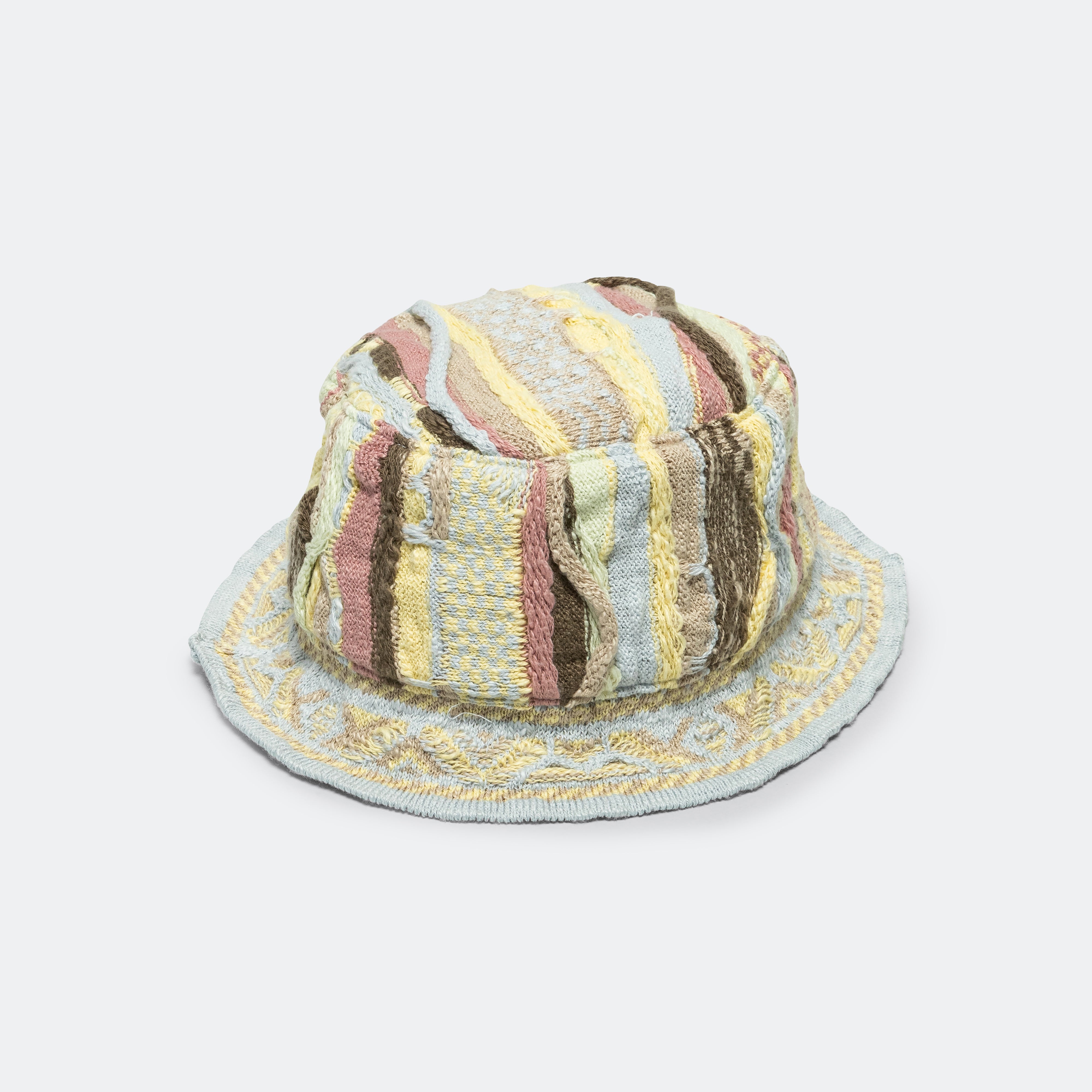 7G Knit GAUDY Bucket Hat - Yellow