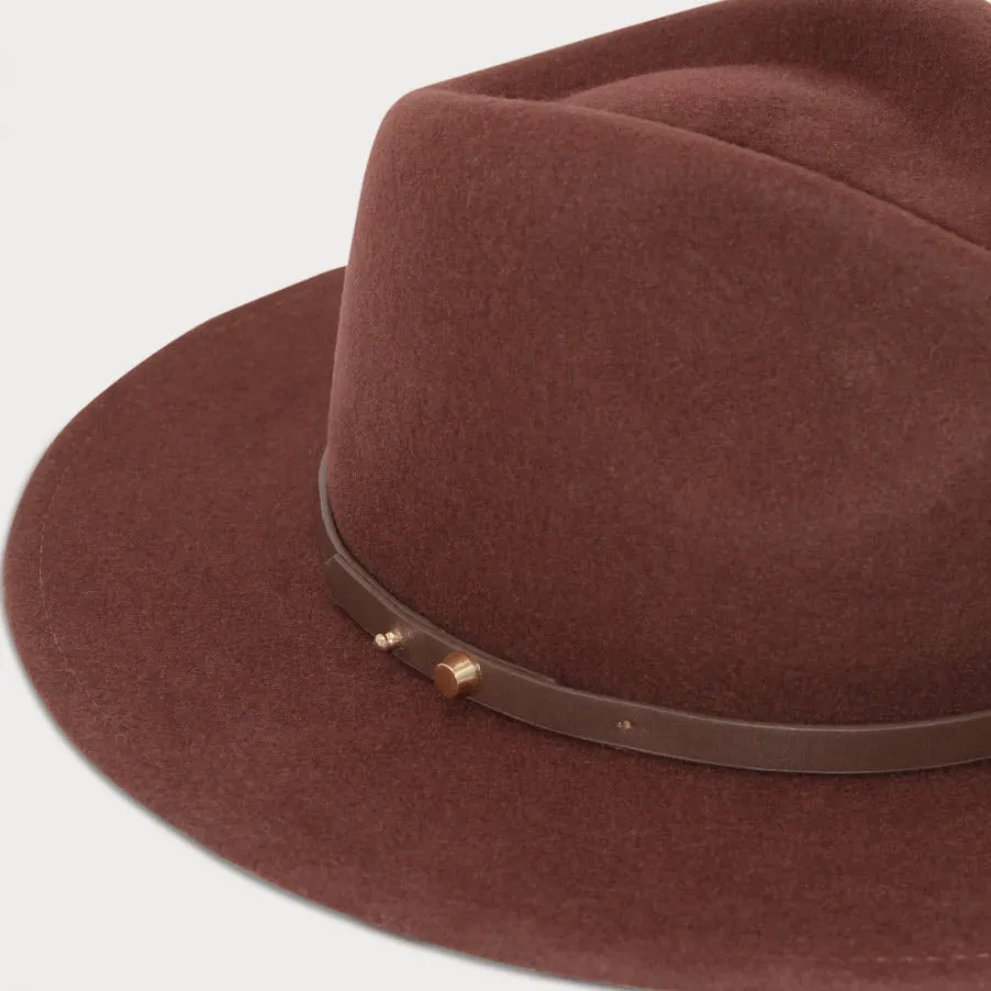 Ace Of Something Oslo Auburn Fedora Felt Hat