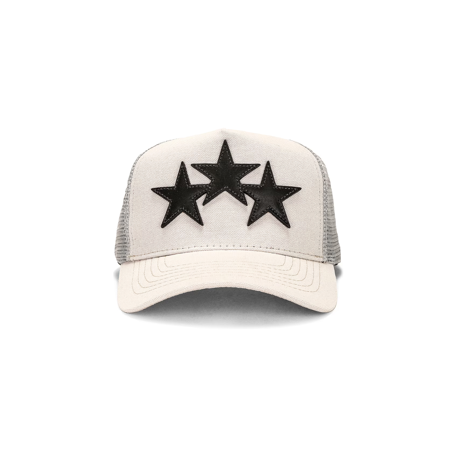 AMIRI 3 STAR TRUCKER HAT - ALABASTER