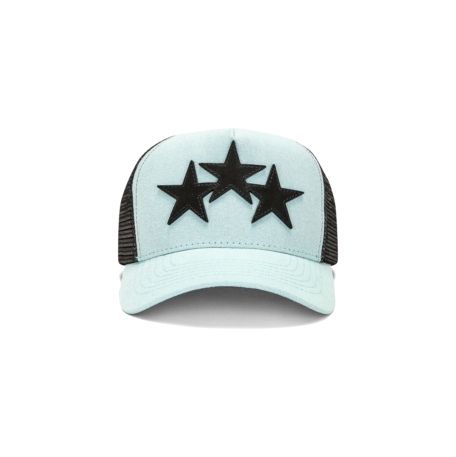 AMIRI 3 STAR TRUCKER HAT - AQUA