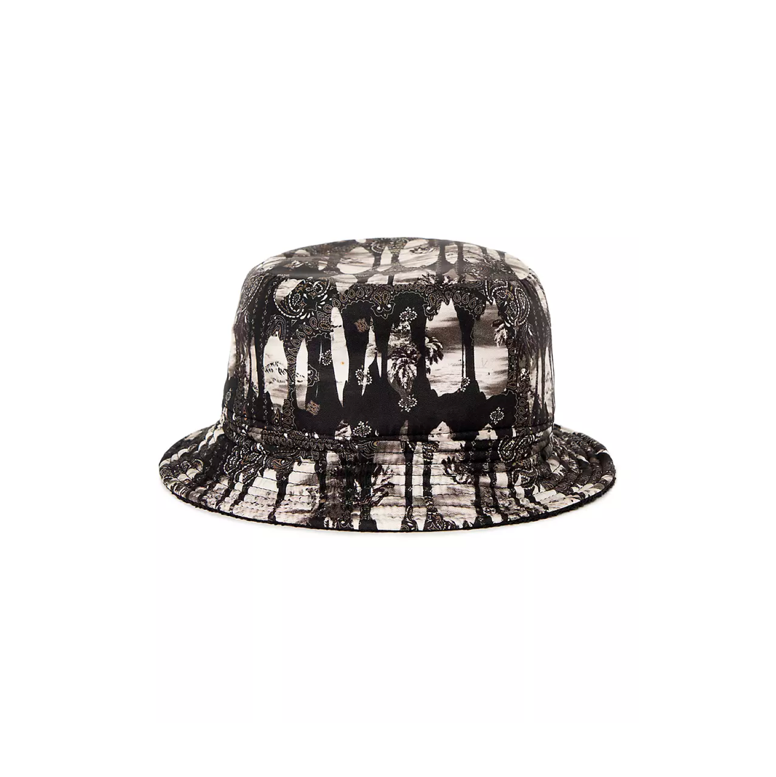 AMIRI BANDANA REVERSIBLE BUCKET HAT - BLACK