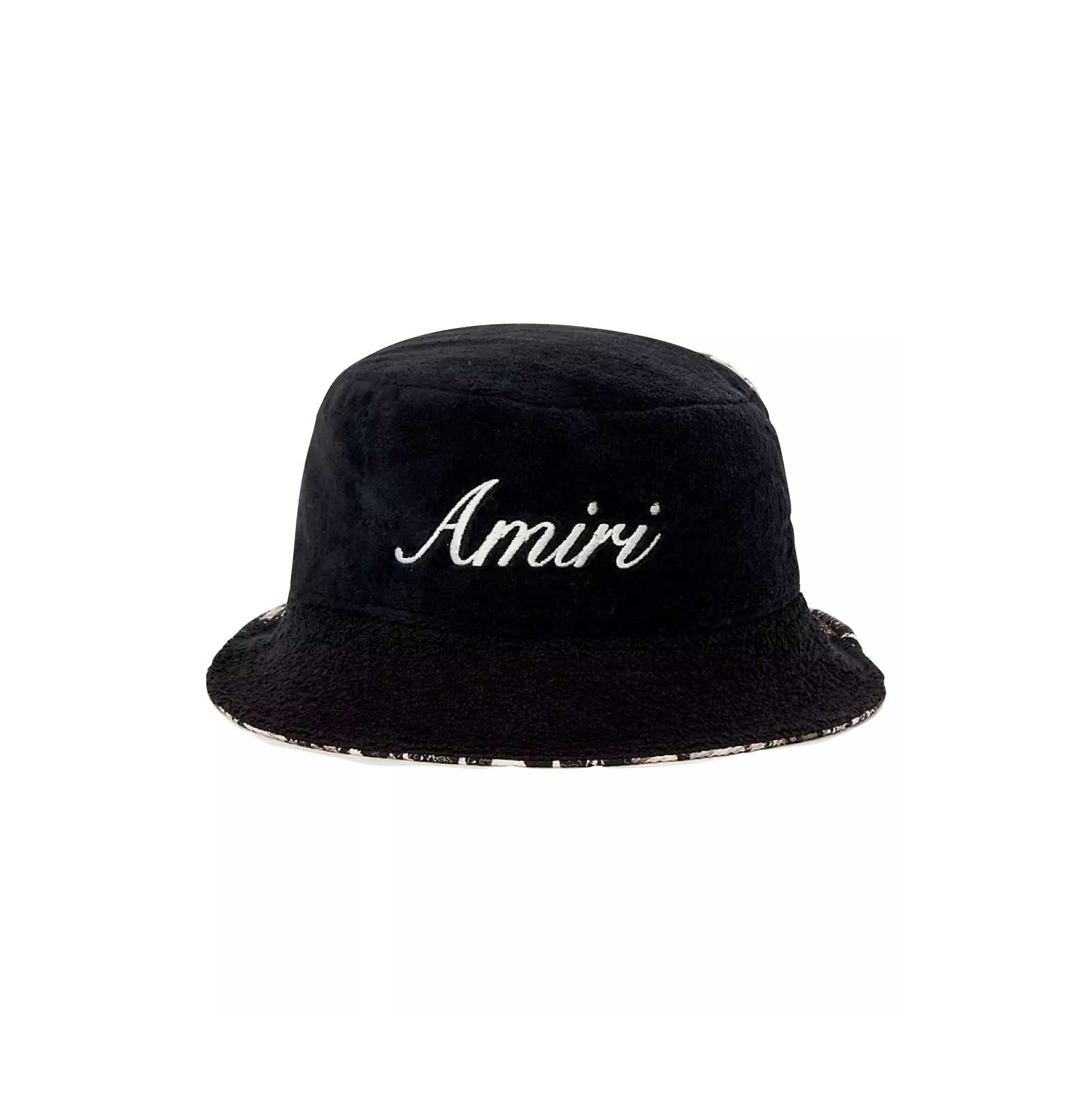 AMIRI BANDANA REVERSIBLE BUCKET HAT - BLACK