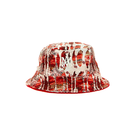 AMIRI BANDANA REVERSIBLE BUCKET HAT - RED