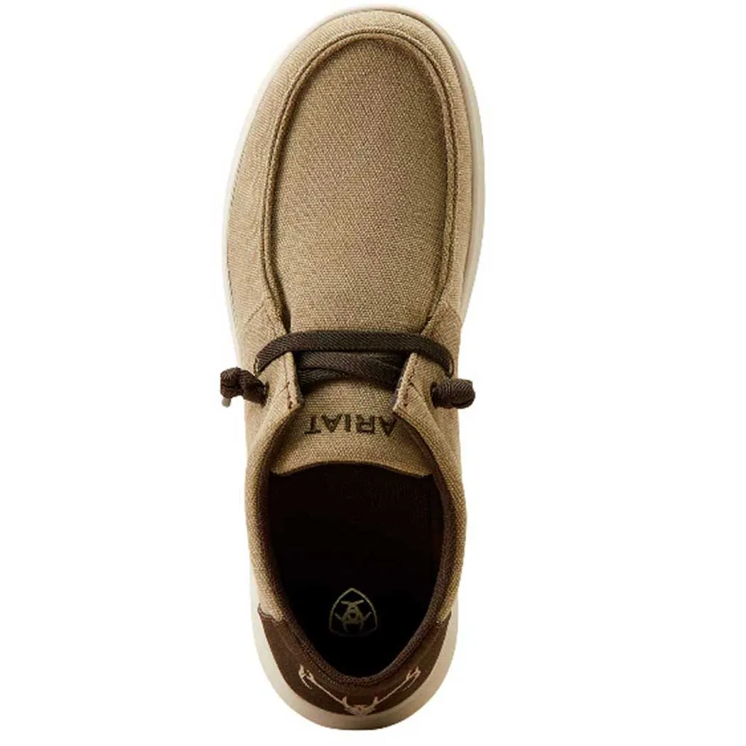 Ariat Hilo Slip-On Tan/ Deerskull (Men's)