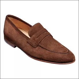 Barker Ledley Castagnia Suede Mocassin Slip On*