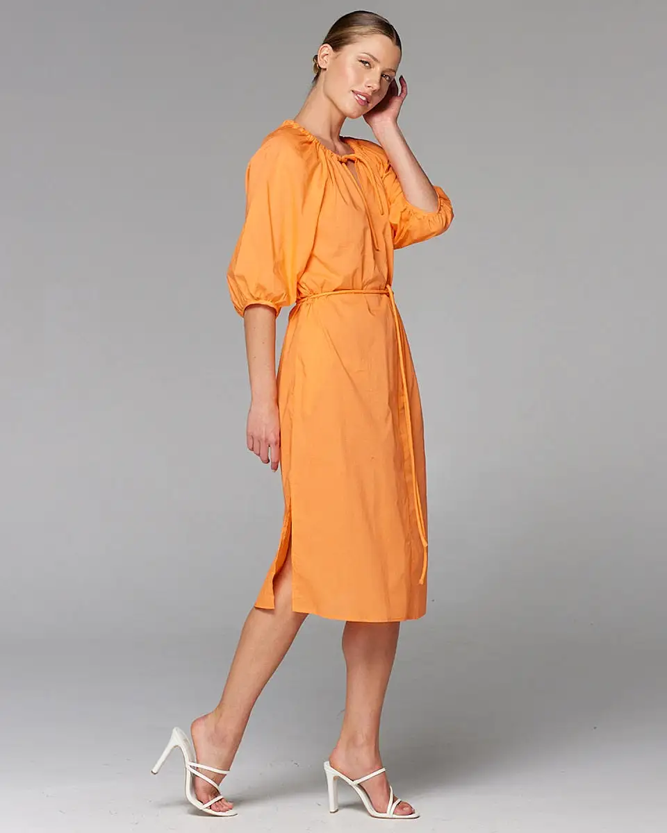 Believer Rope Midi Dress Mandarin