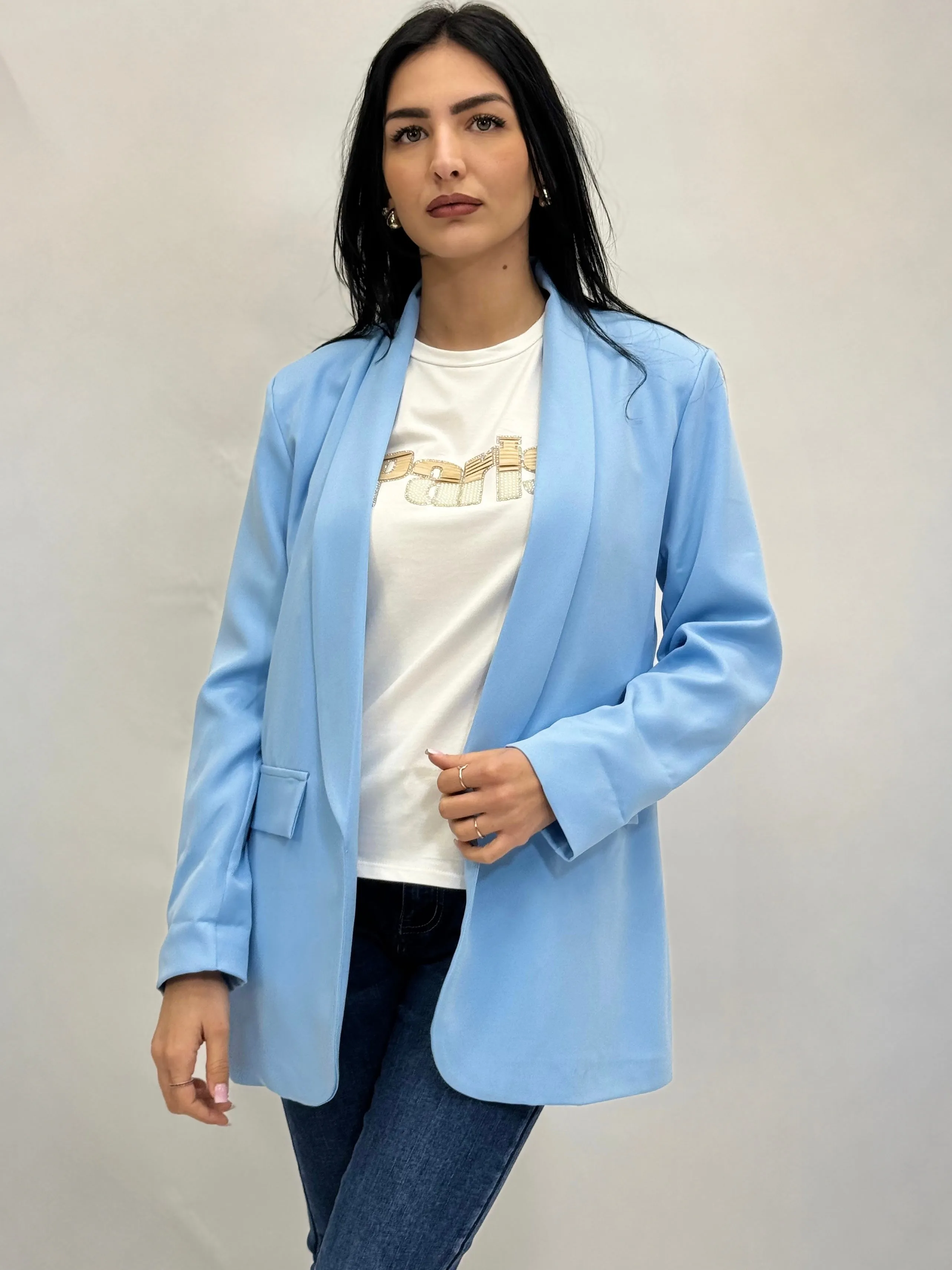 Blazer elegante con maniche regolabili