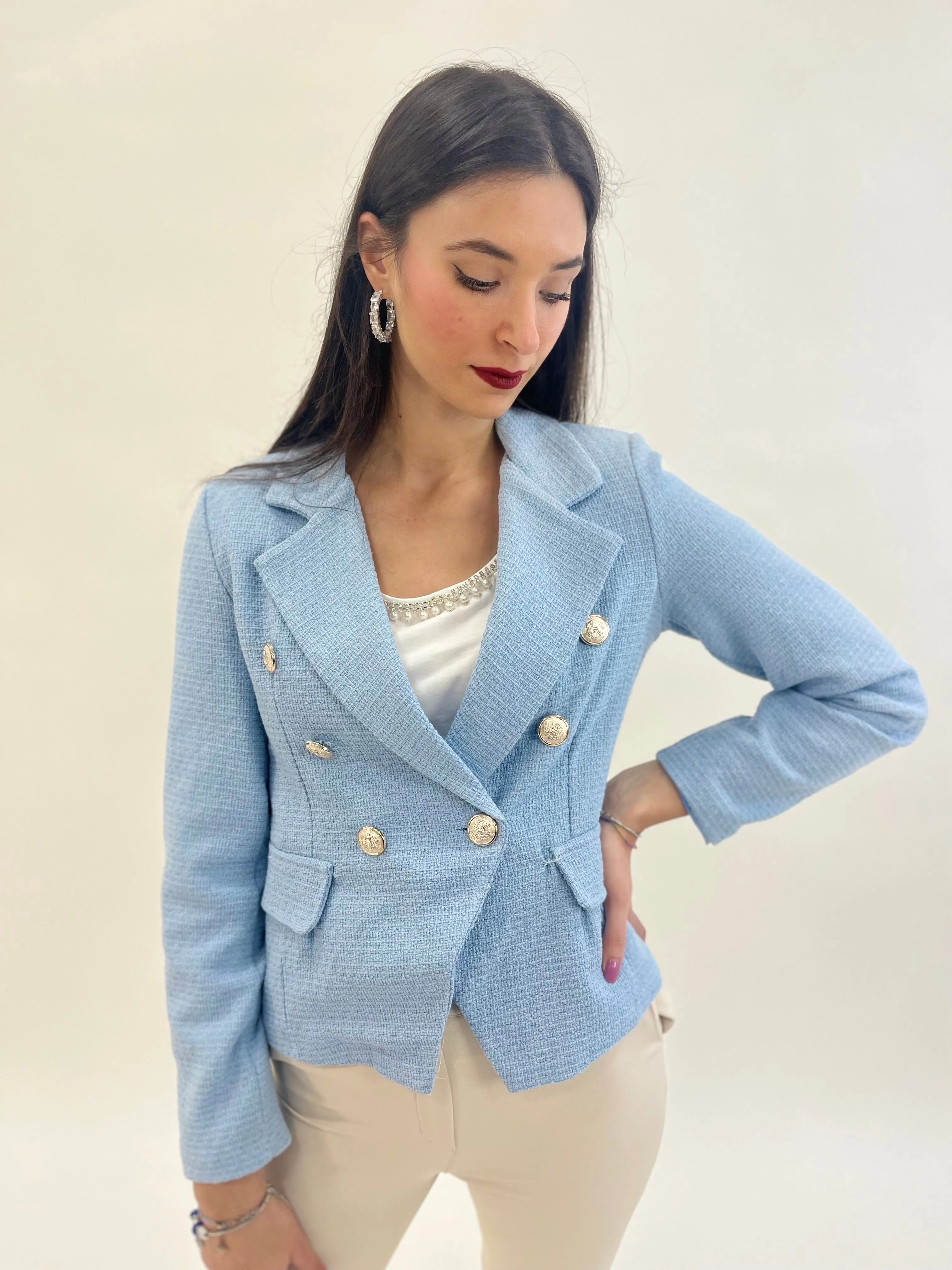 Blazer struttura doppiopetto