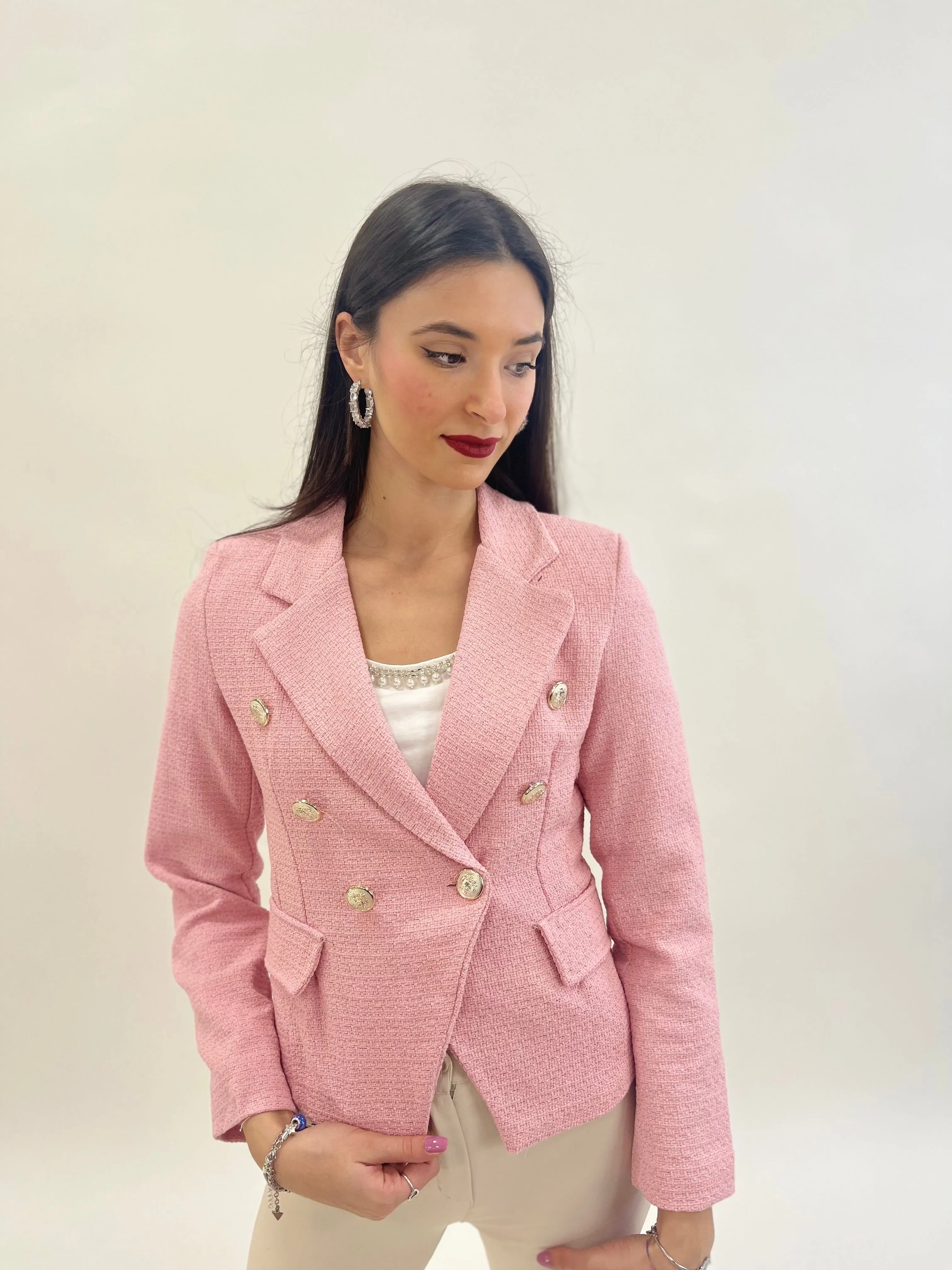 Blazer struttura doppiopetto