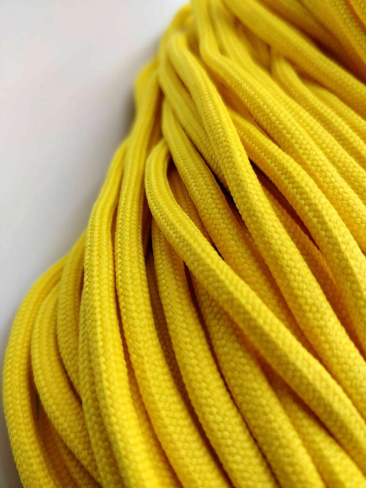 Boot Laces Black Yellow Your Own Size Custom Bespoke Hiking Extra Long Round Bootlaces