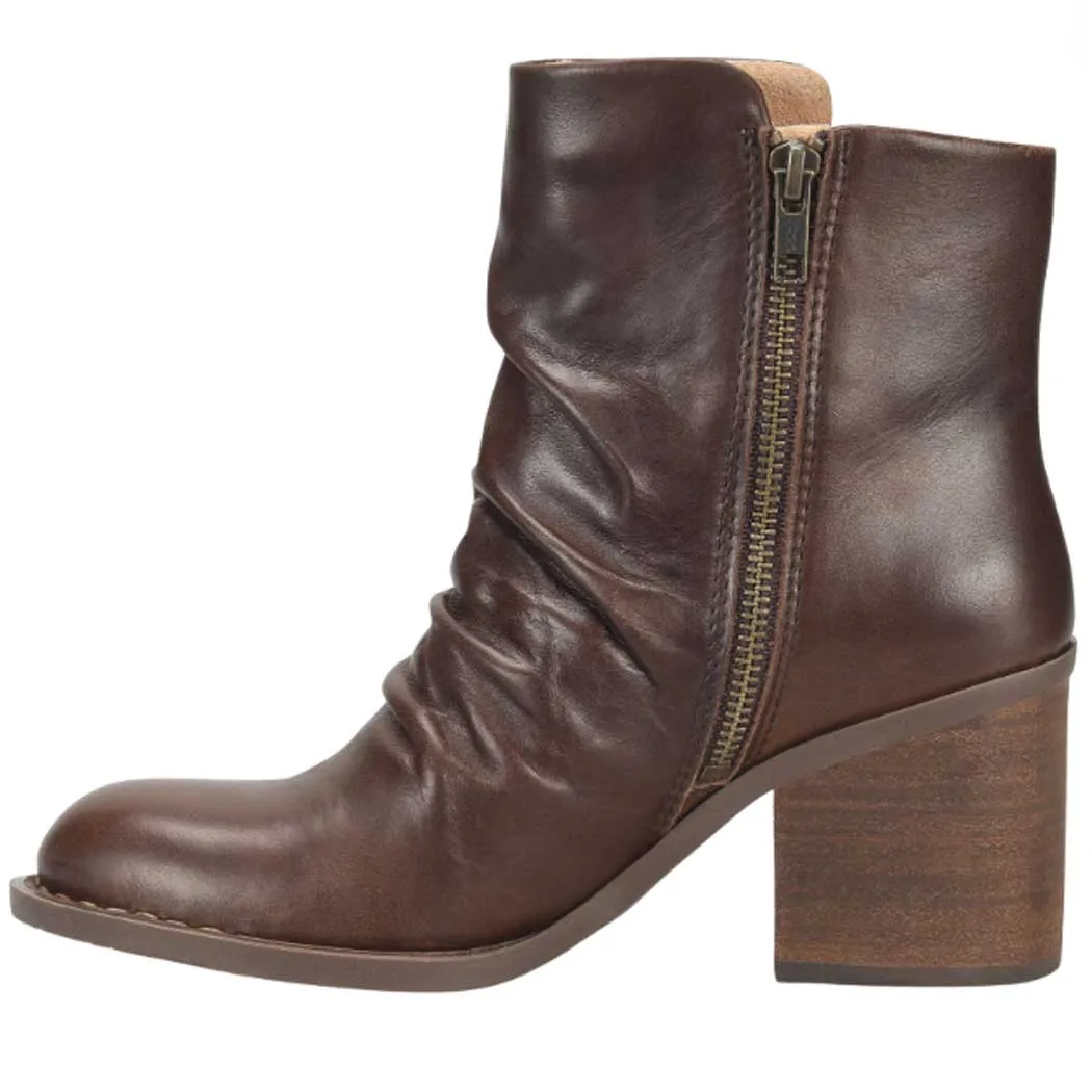 Born Toni Heeled Bootie Dark Brown (Women's)