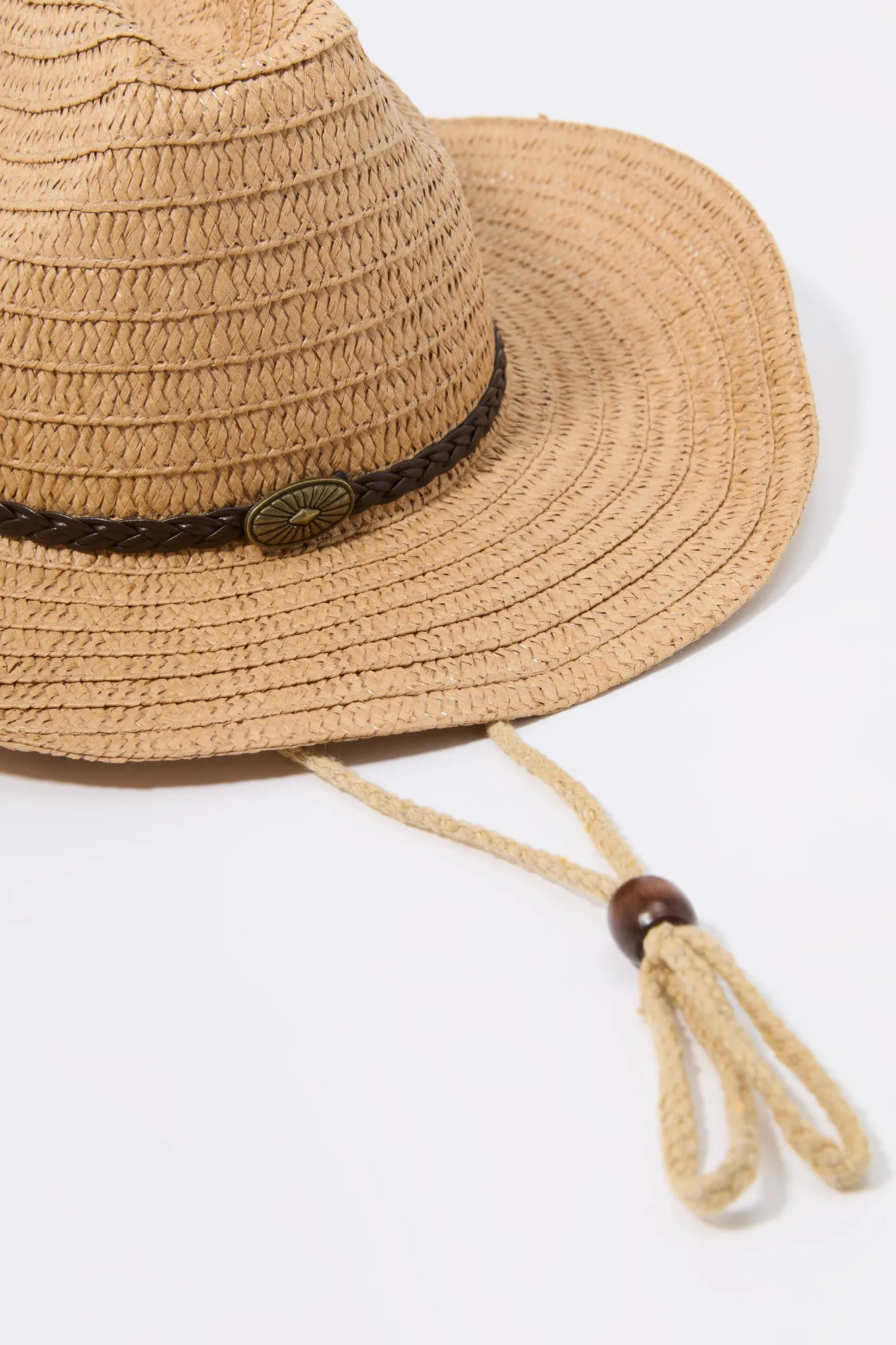 Braided Trim Cowboy Hat