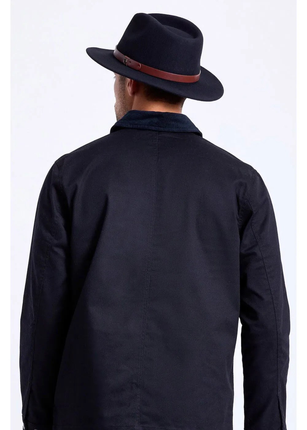 Brixton Messer Fedora Hat Black