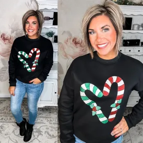 Candy Cane Lane Pullover Sweatshirt