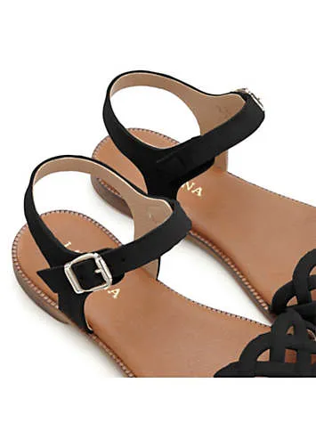 Casual Faux Leather Sandals by LASCANA | Look Again