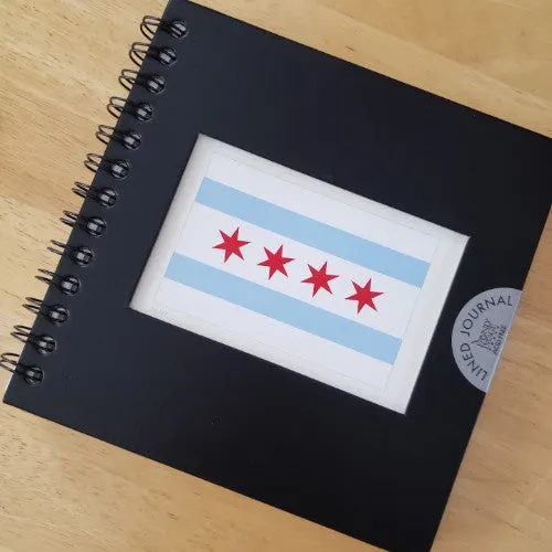 Chicago Flag Lined Journal