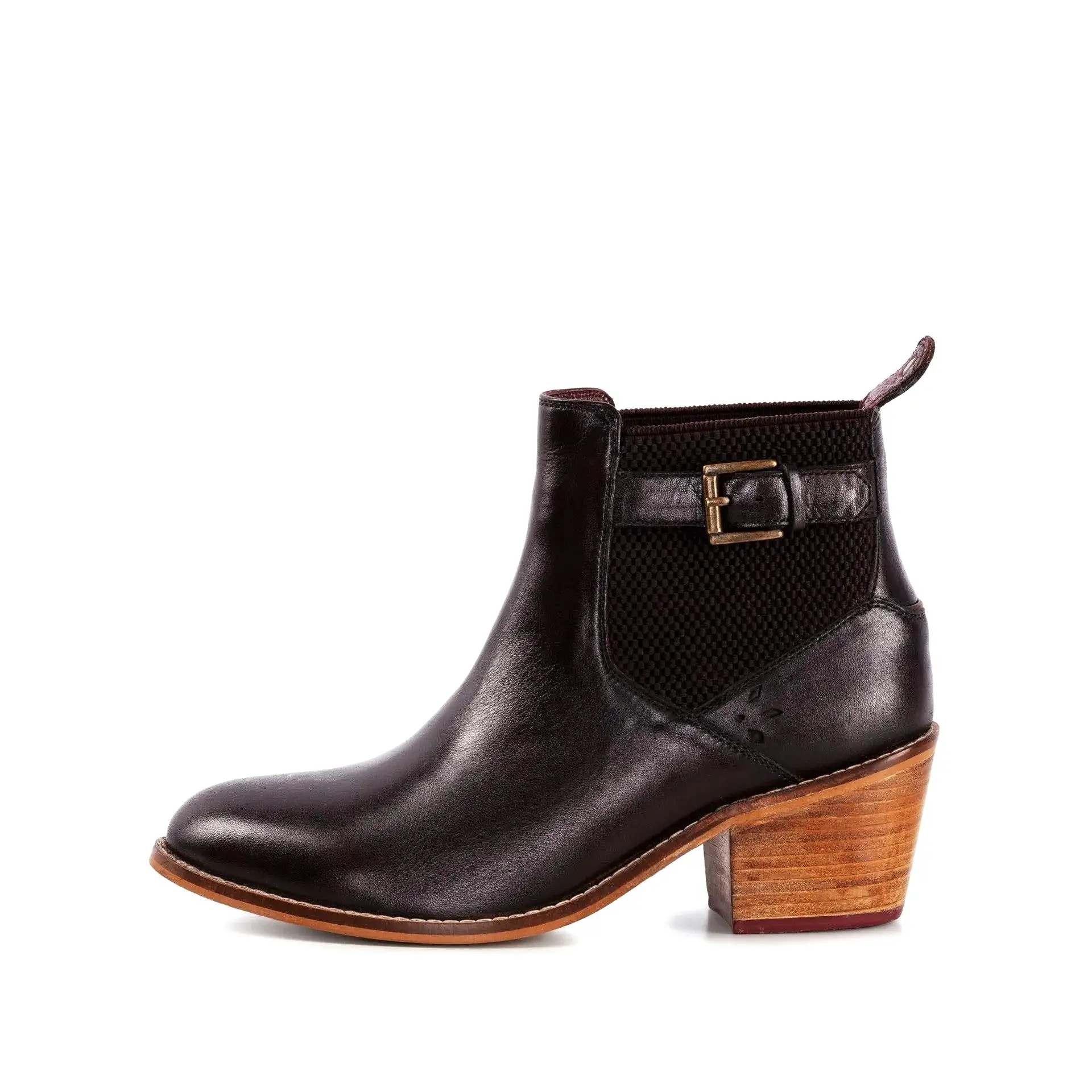 CHLOE BROWN HEELED CHELSEA BOOT