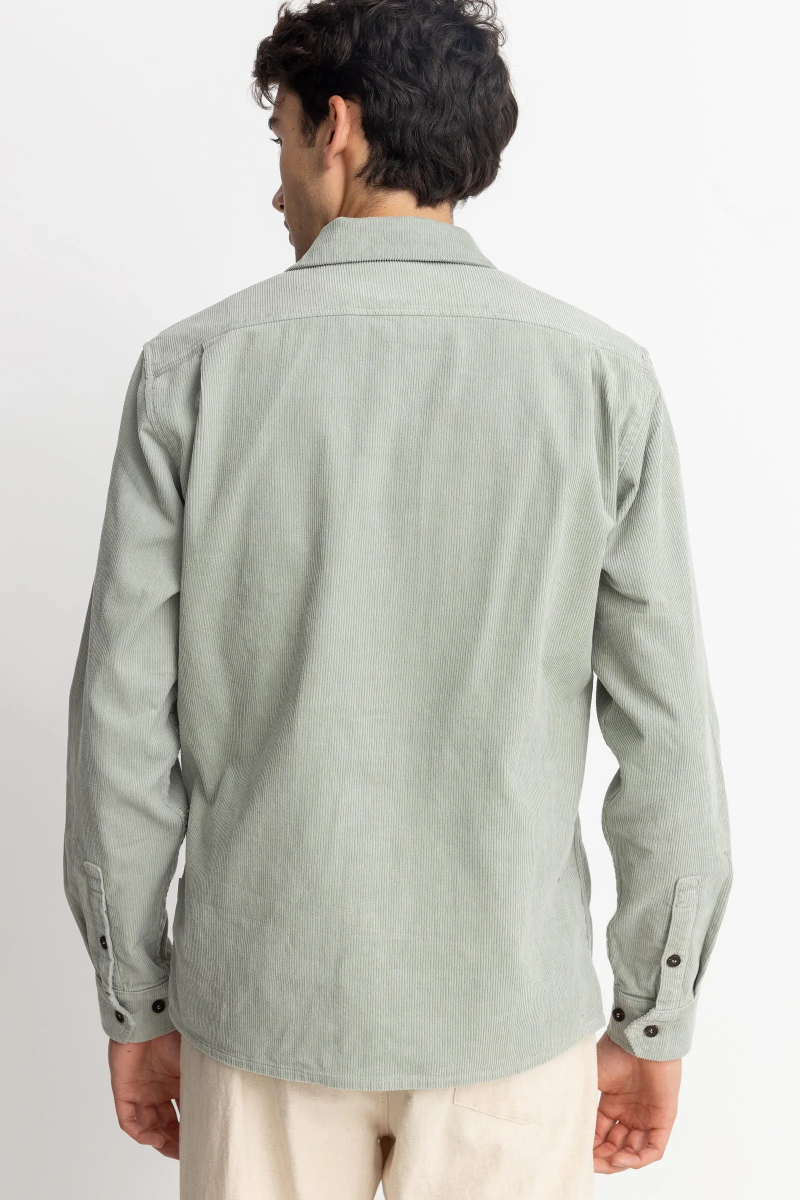 Corduroy Ls Shirt Seafoam