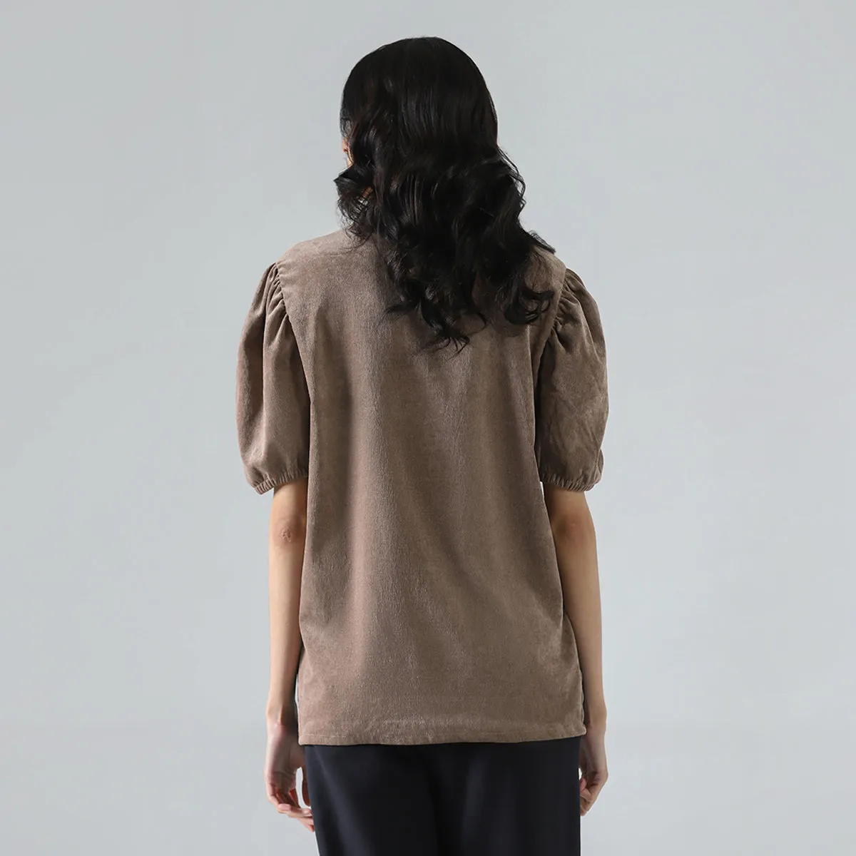 Corduroy Shirt-HWWF1422005