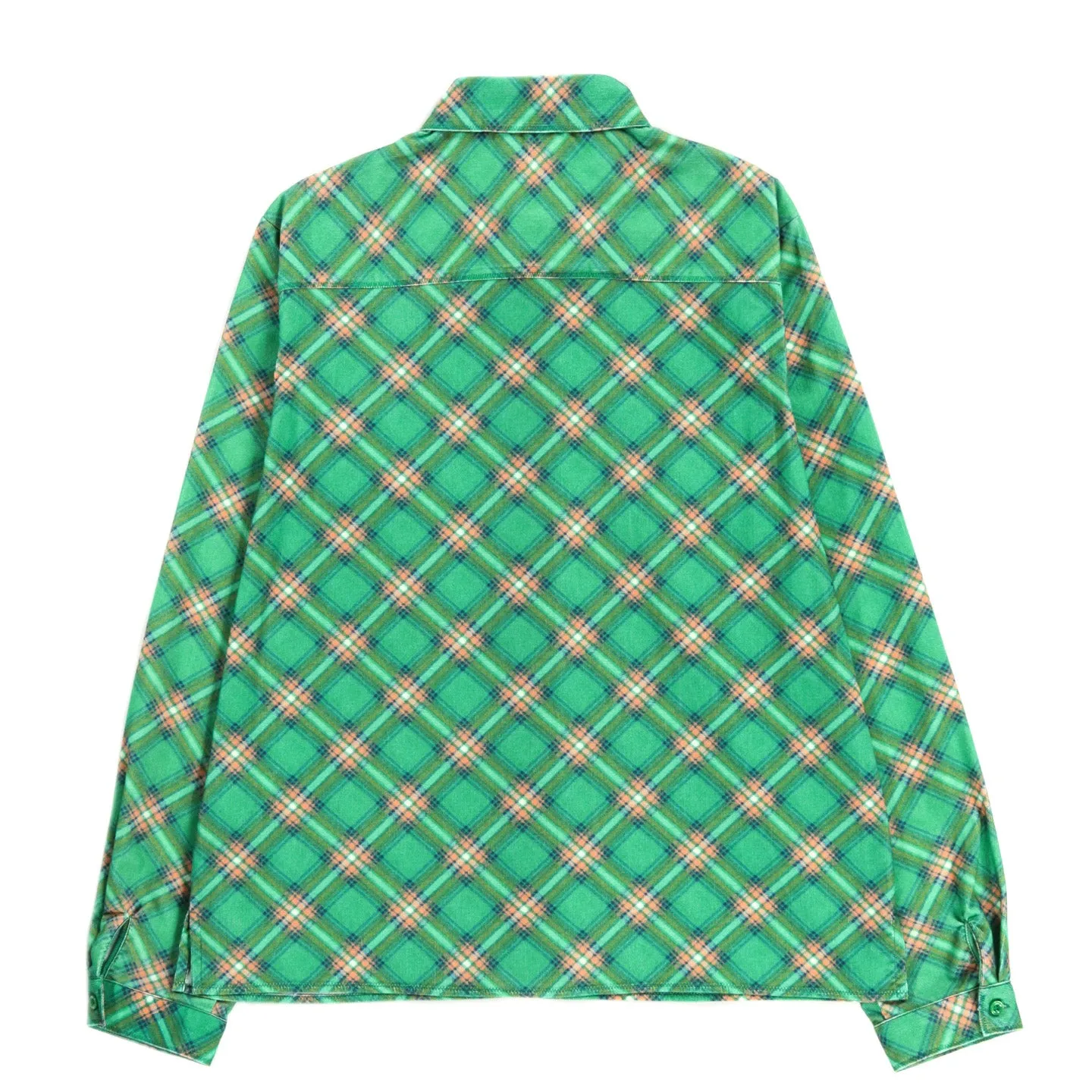 ERL PLAID CORDUROY SHIRT GREEN