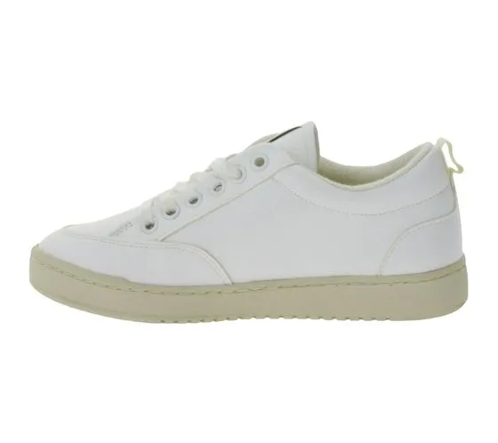 FLAMINGOS LIFE Roland V.3 women s city shoes vegan leisure sneakers Made in Spain FW21ROSNOIVO White