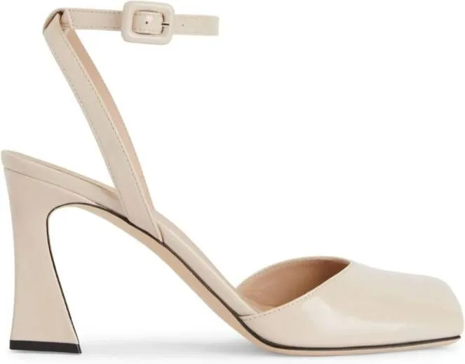 Giuseppe Zanotti Olivhe 85mm leather sandals Neutrals