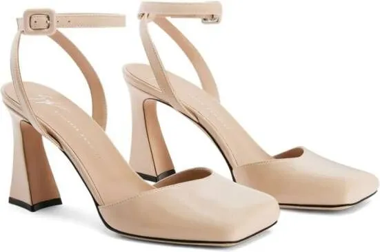 Giuseppe Zanotti Olivhe 85mm leather sandals Neutrals