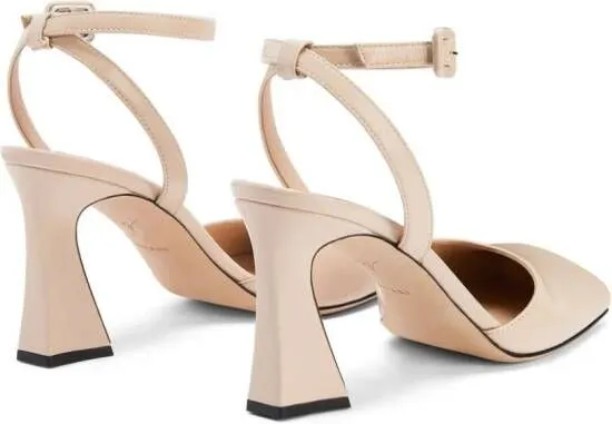 Giuseppe Zanotti Olivhe 85mm leather sandals Neutrals