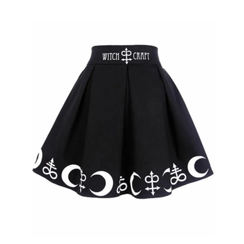 Gothic Two Piece Set Shirt And Skirt