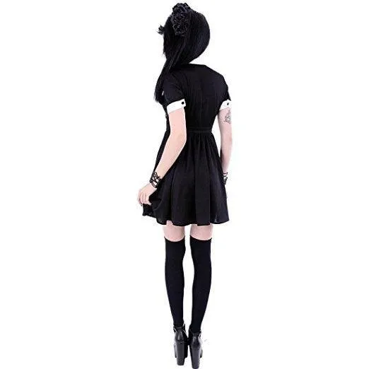 Gothic Two Piece Set Shirt And Skirt