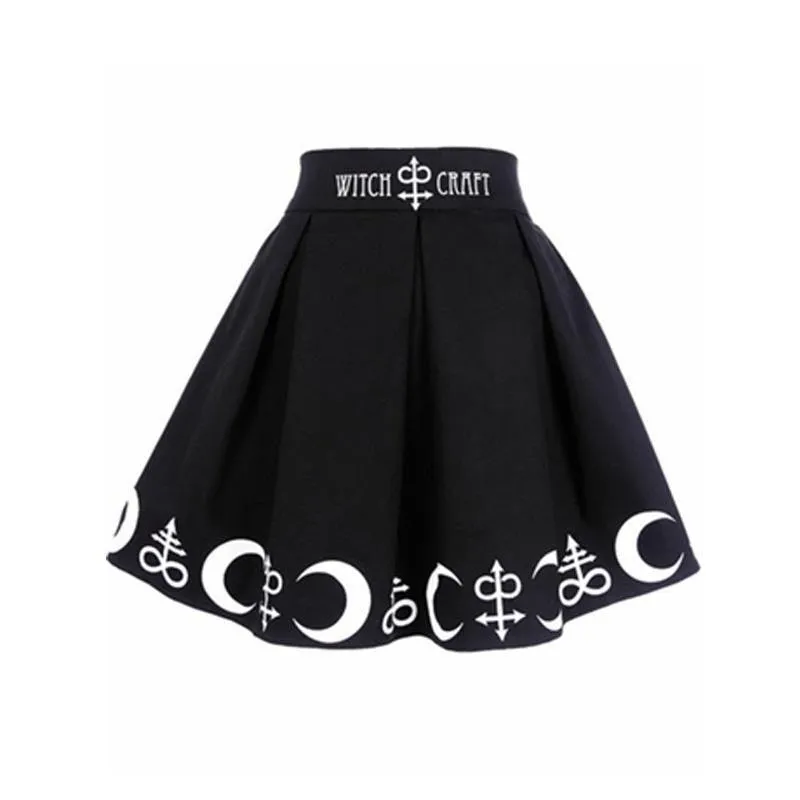 Gothic Two Piece Set Shirt And Skirt