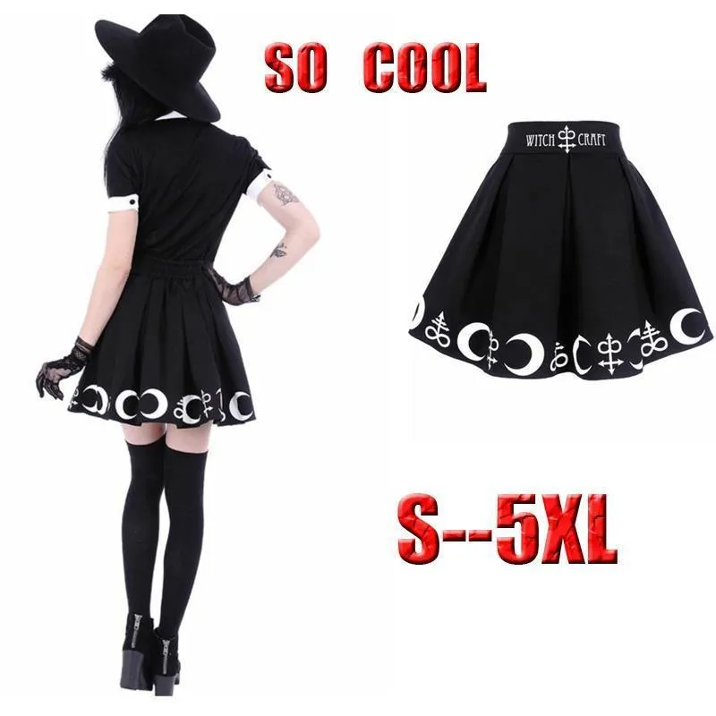 Gothic Two Piece Set Shirt And Skirt