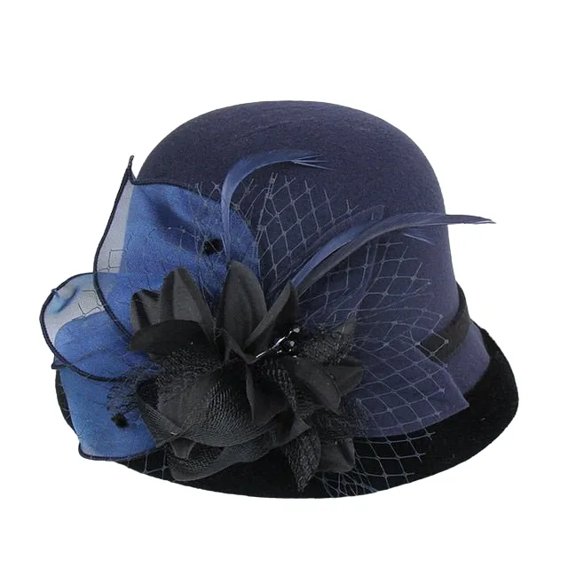 Hat Queen Orchya (Navy Blue)