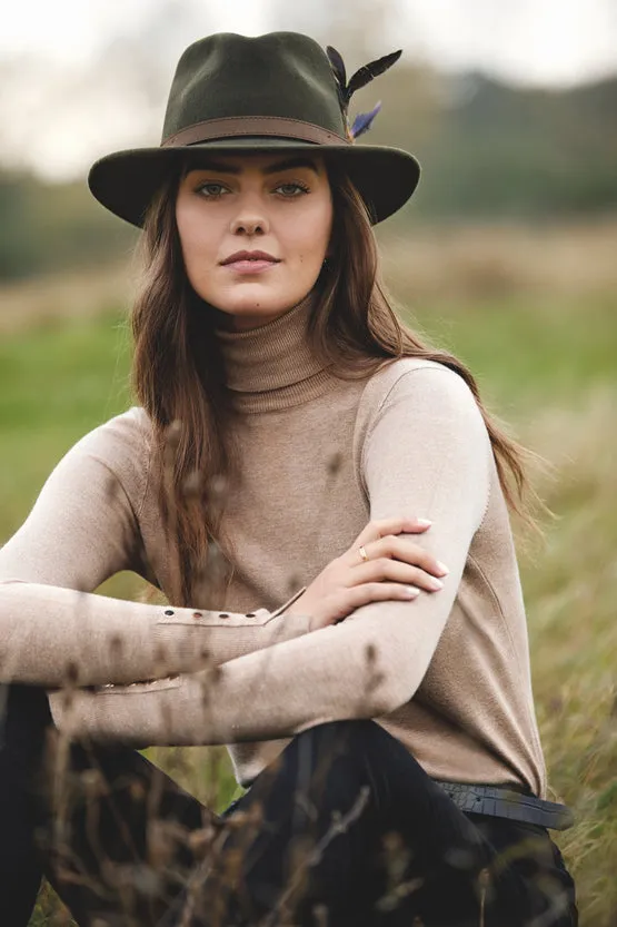 Hicks and Brown Suffolk Fedora- Classic Feather