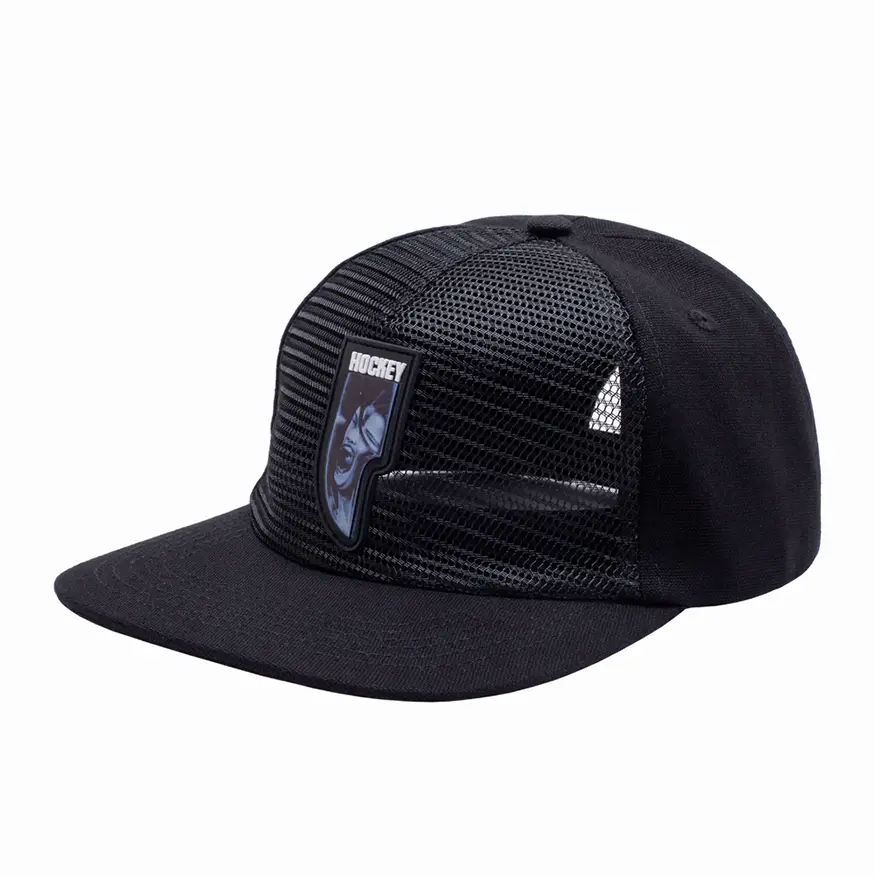 Hockey Skateboards Reverse Trucker Hat - Black