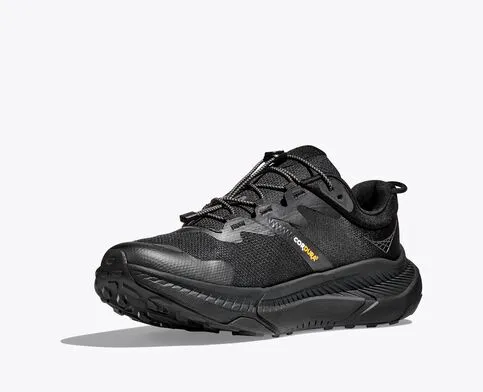 Hoka Men’s Transport Toggle Lace Shoes-Black/Black