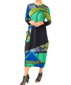 IC COLLECTION Did You Know Maxi Dress In Multi-Colored