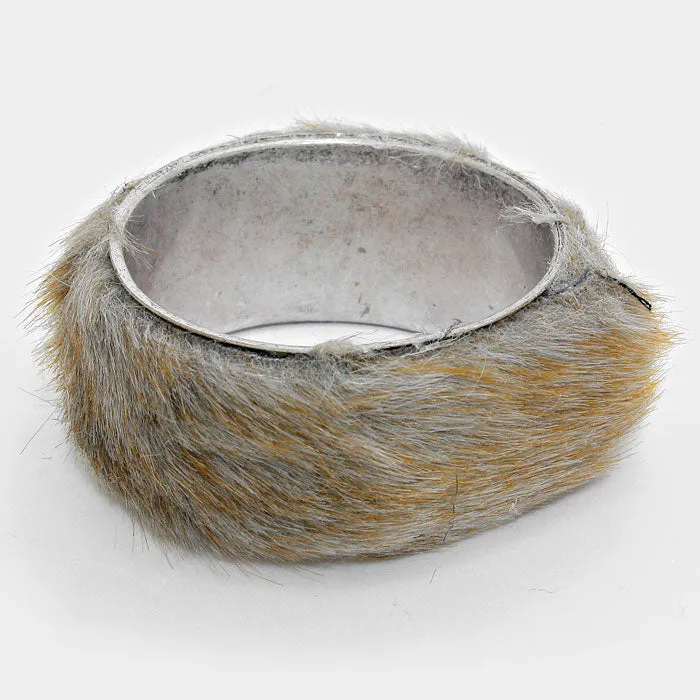 iLLASPARKZ Fur Bangle Bracelet