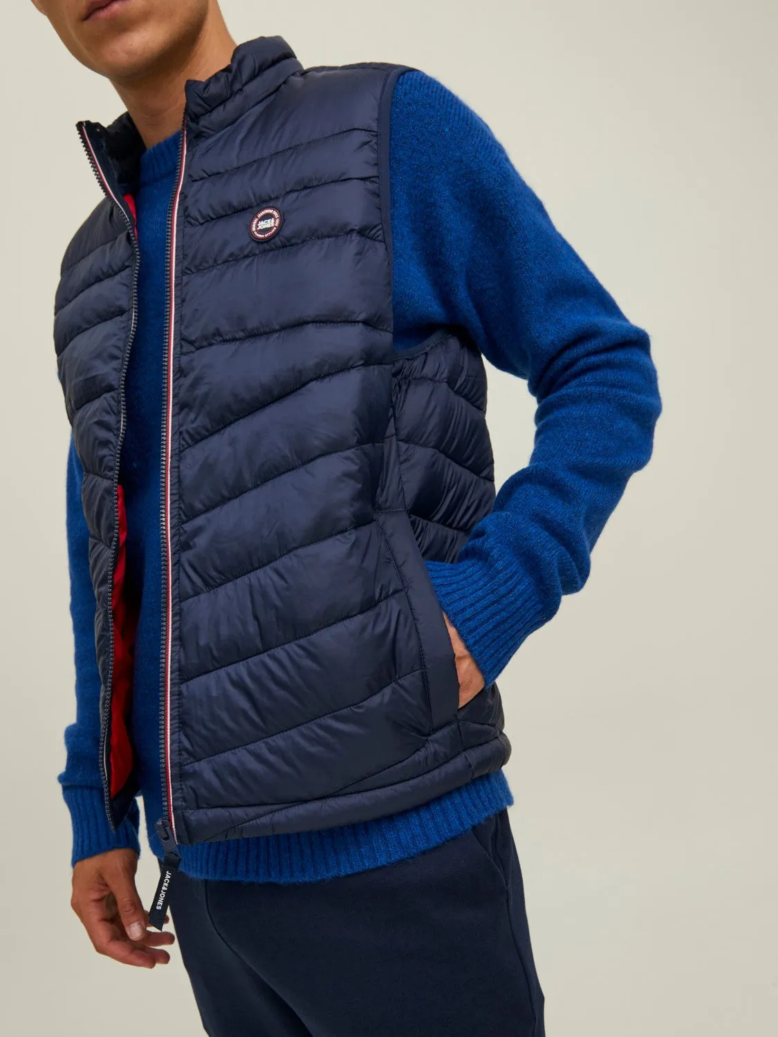 Jack & Jones Mens 'JJ Ehero' Padded Bodywarmer/ Gilet