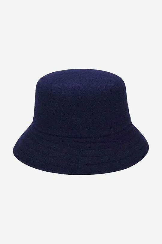 Kangol wool hat Wool Lahinch navy blue color