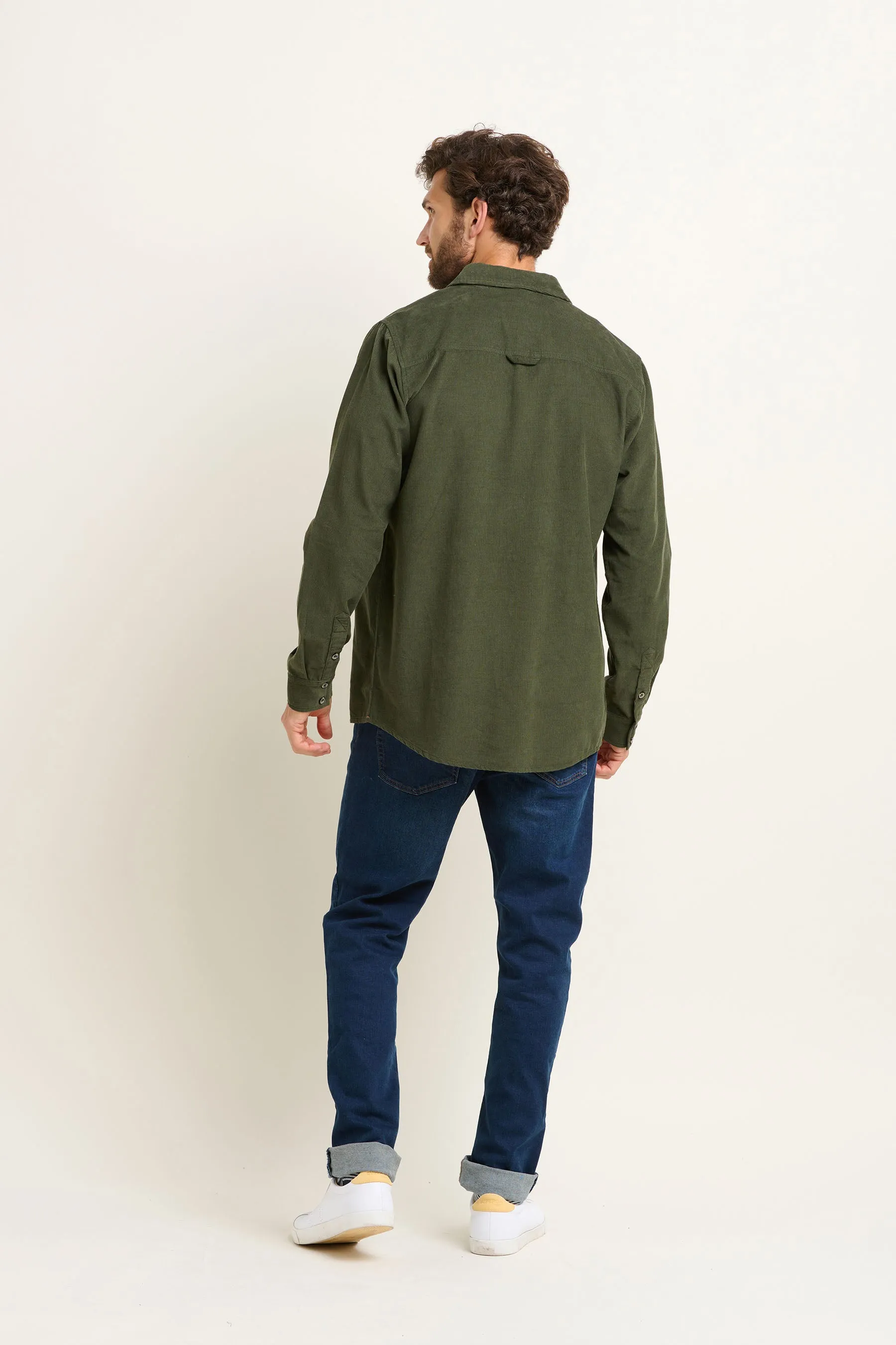 Khaki Corduroy Shirt