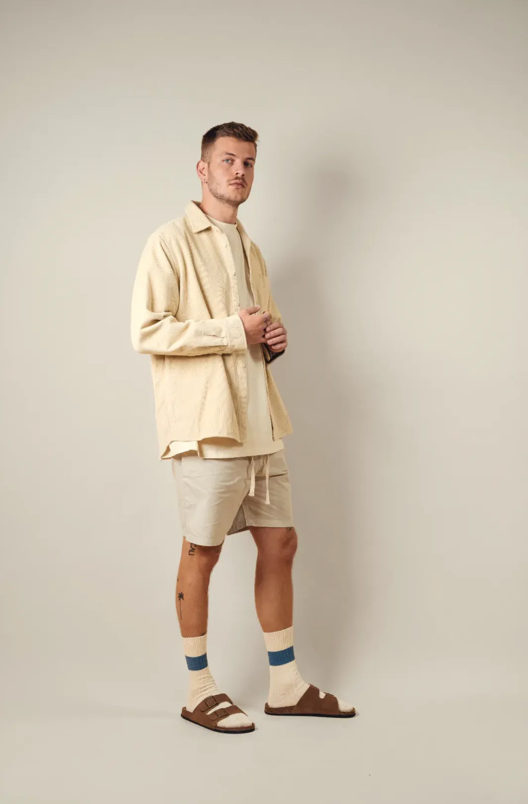 Kore Studios - Boston Heavy LS Cord Shirt Sand