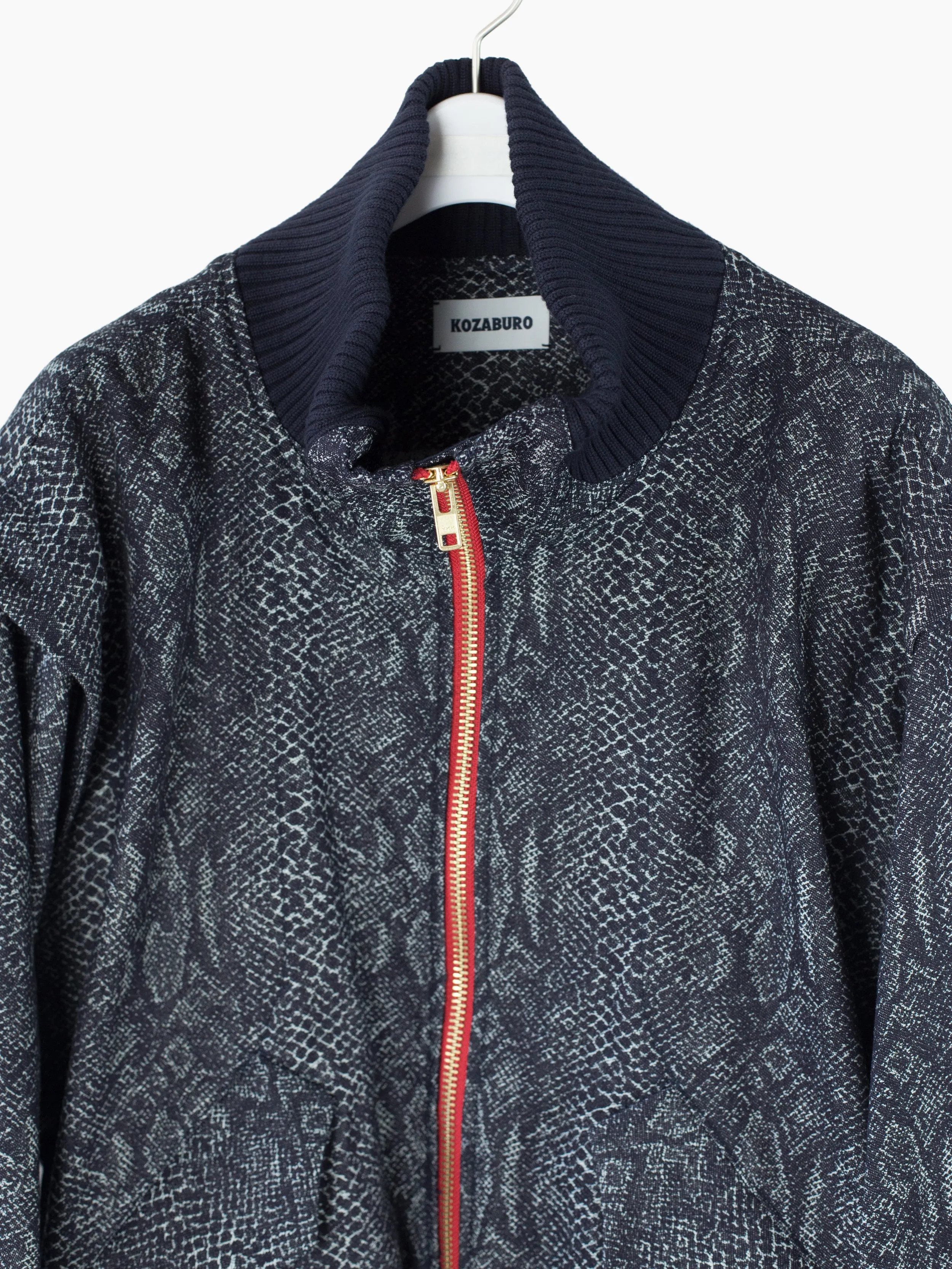 Kozaburo SS23 Snake Jacquard Bon Var Jacket