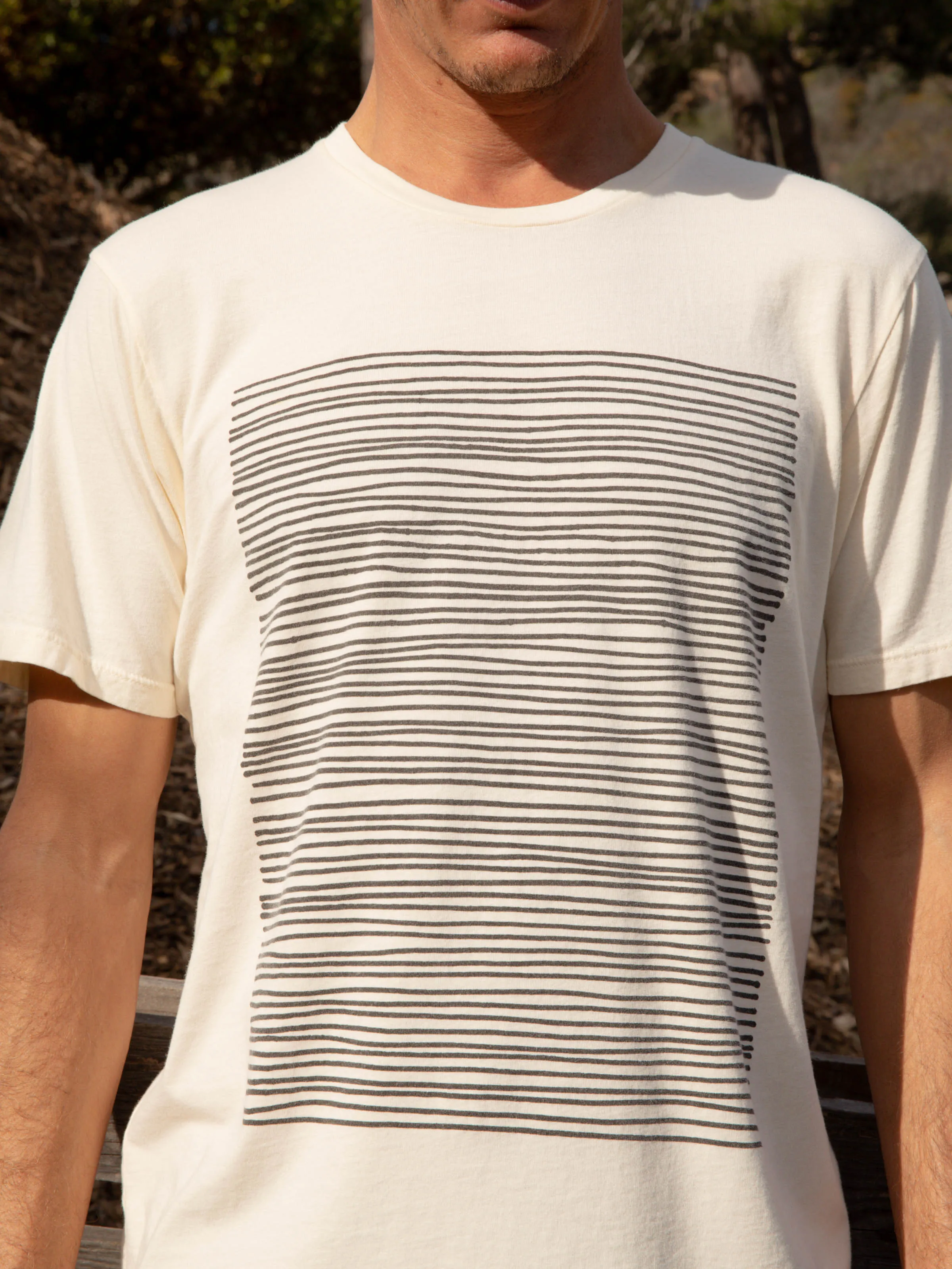 Lined Up Tee