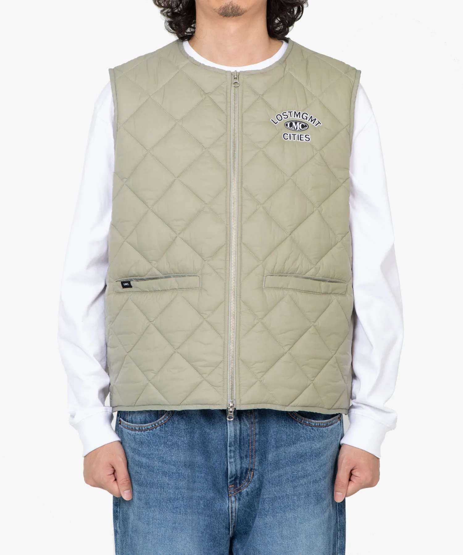 LMC  |[ LMC ]★LMC OVAL QUILTED VEST