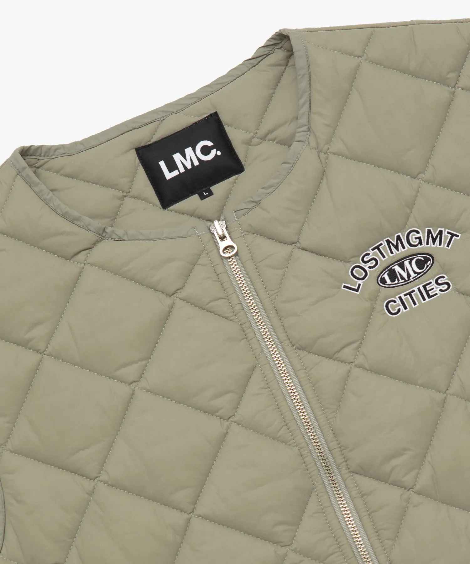 LMC  |[ LMC ]★LMC OVAL QUILTED VEST