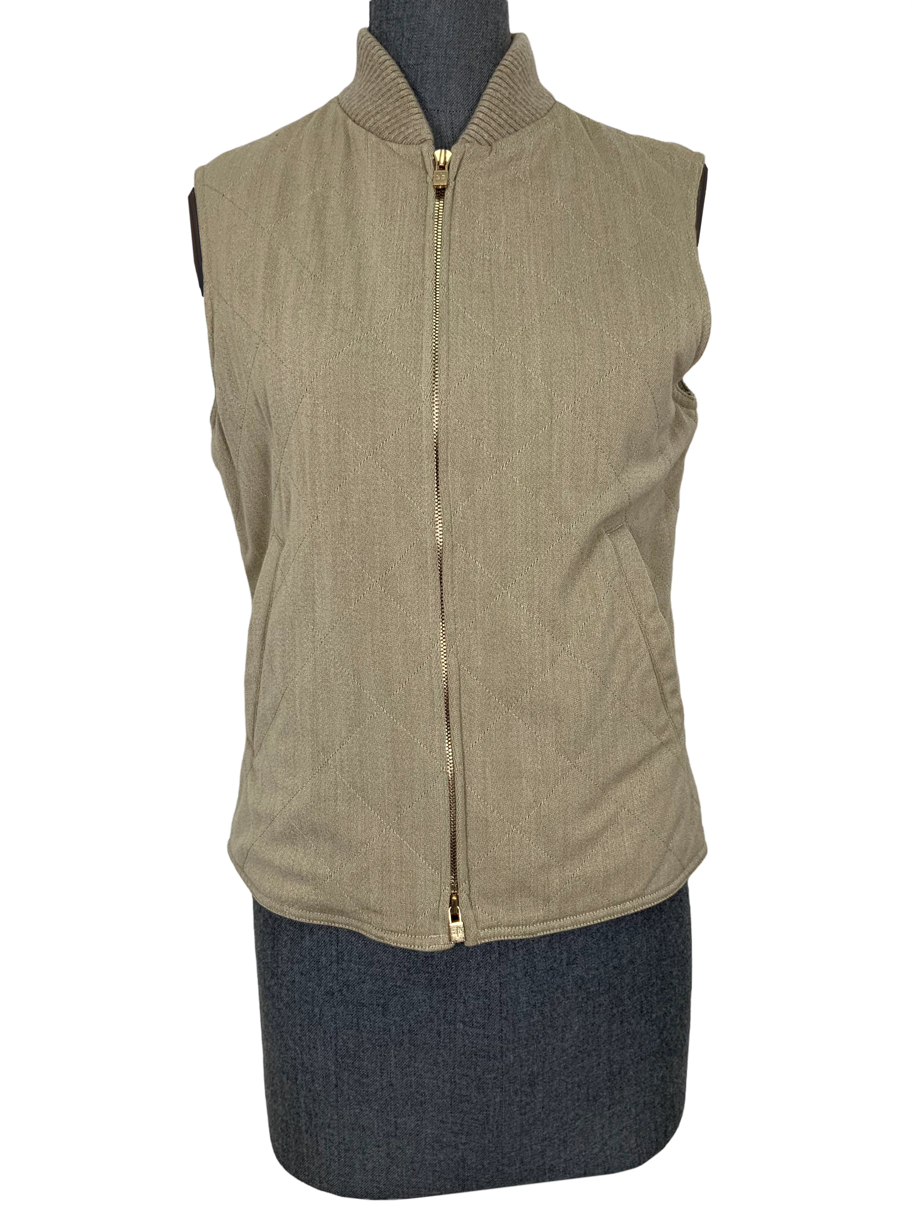 Loro Piana Storm System Quilted Vest Size S