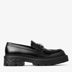 Marlow Diamond/m Black Leather Shoes