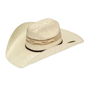 Mens MF Tan Straw Twister Hat