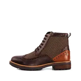 MENS SHERWOOD BROWN TWILL BOOT